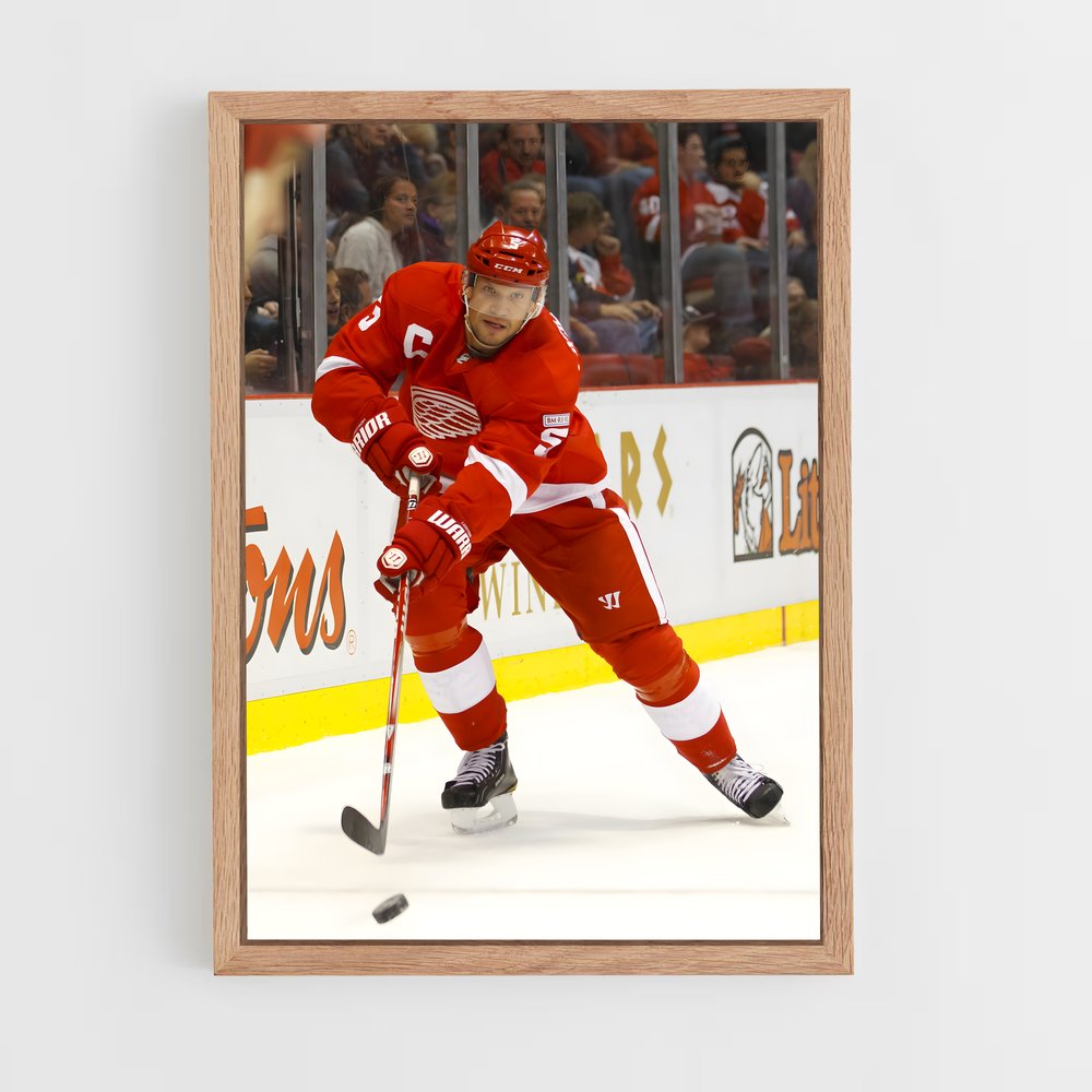 Poster Nicklas lidstrom – affiche Hockey sur glace (vue 4)